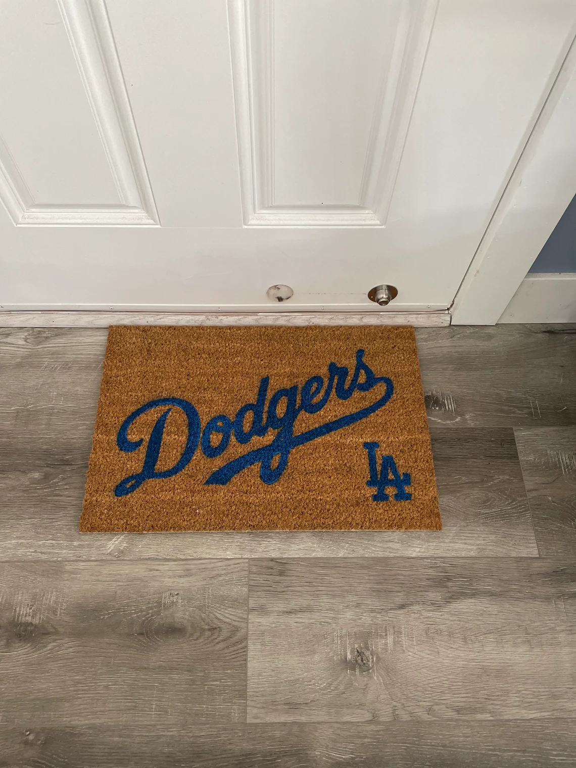 Los Angeles Door Mat | Welcome Mat | Bleed Blue image 1