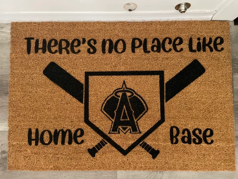 Los Angeles A N G E L S Door Mat | Angels of Anaheim Welcome Mat image 8