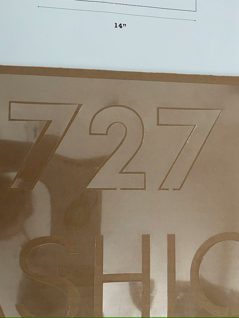 Custom stencils in reusable Mylar - images, text, logos, graphics. Woodworking, image 7