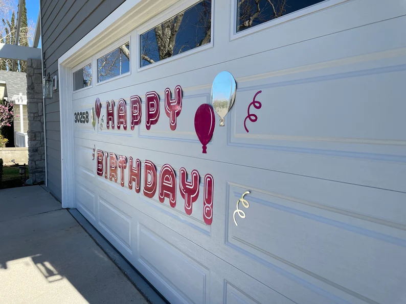 Magnetic Electric Happy Birthday Outdoor decorations image 6