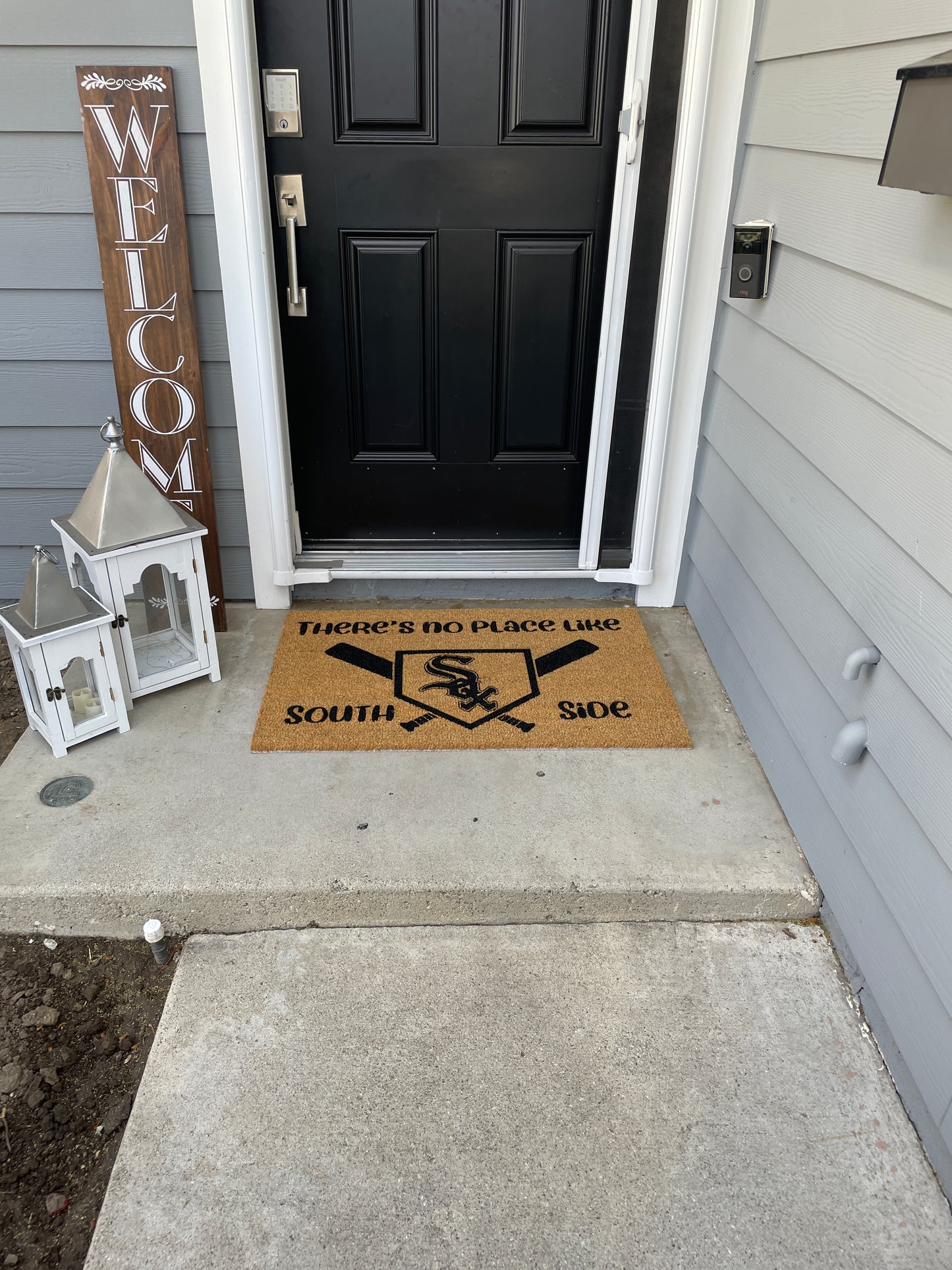 White Sox Door Mat | Chicago White Sox Welcome Mat | No place like South Side image 4