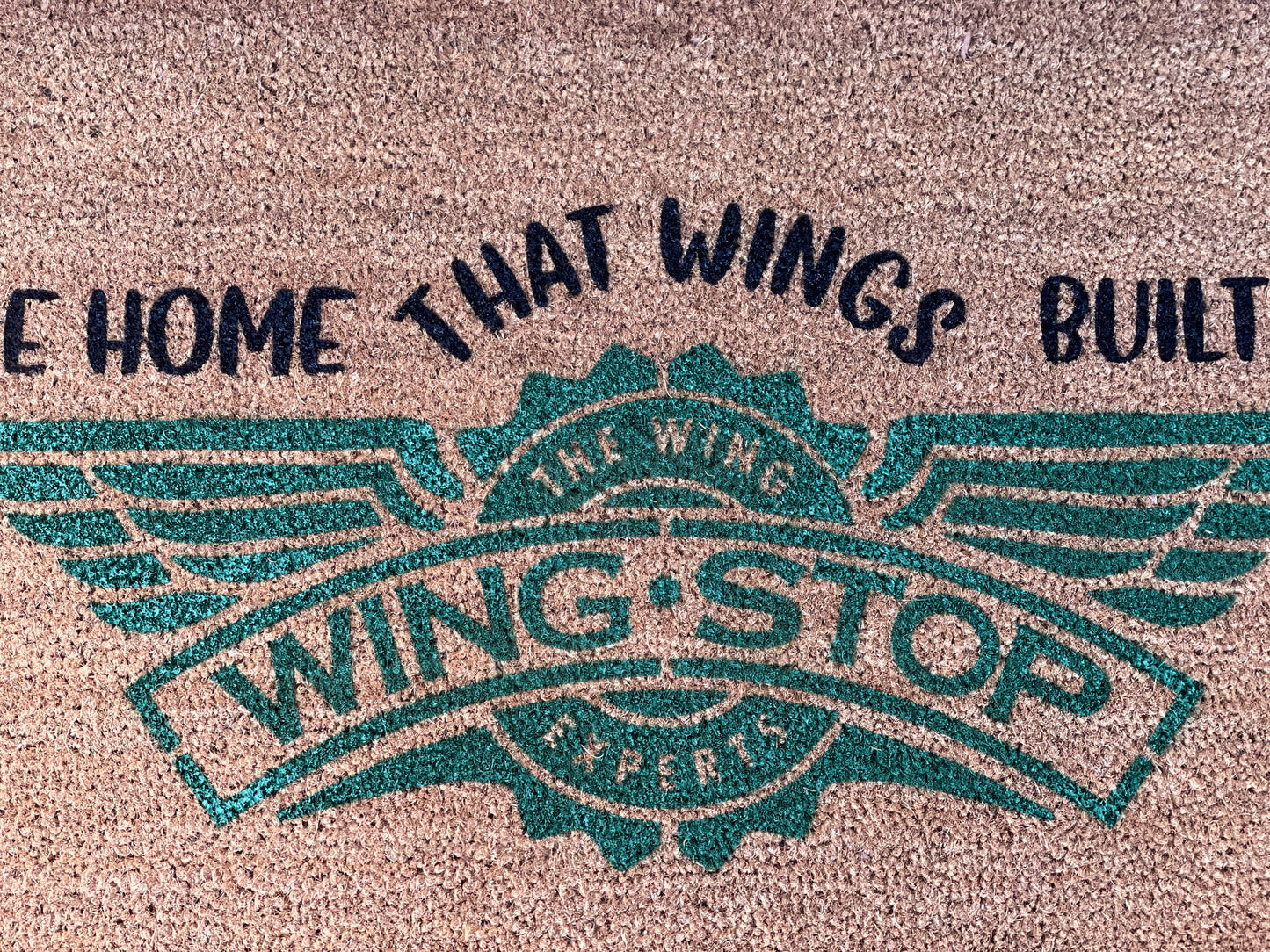 Wingstop Door mat | Welcome Mat | Home the Wings Built image 4
