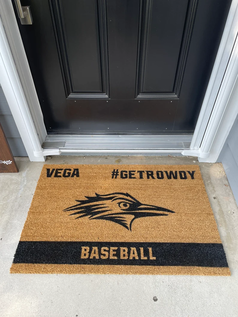 Roadrunners Baseball MSU Denver Door Mat | Welcome Mat | University Door Mat image 2