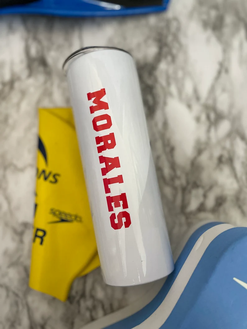 Personalized Sublimated OOI Swim Team Tumbler | Swimmer Gift | Swim Tumbler image 3