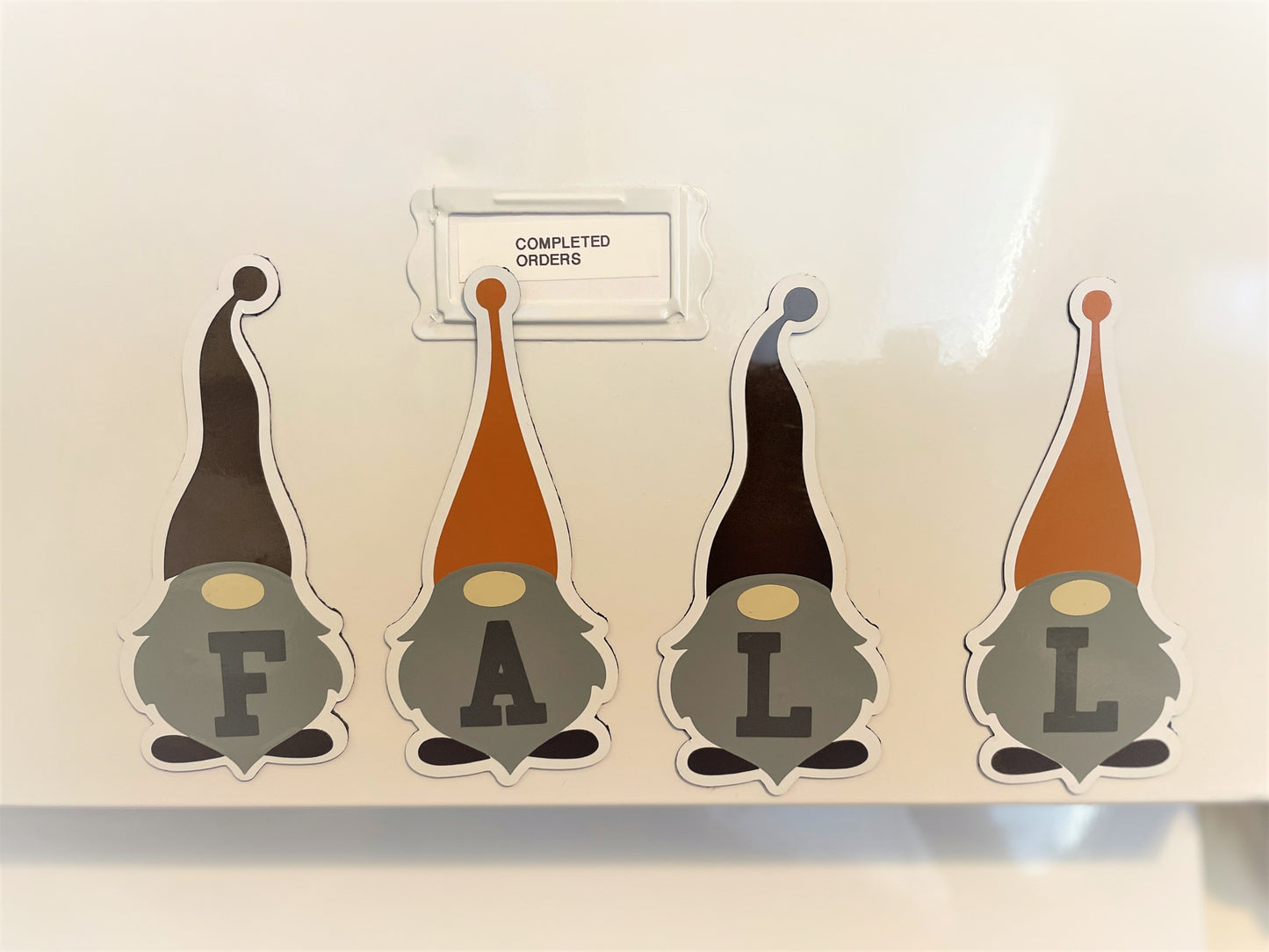 Gnomes Fall Word Magnets Set of 4 | Fall Decorations | Fall Magnets image 6