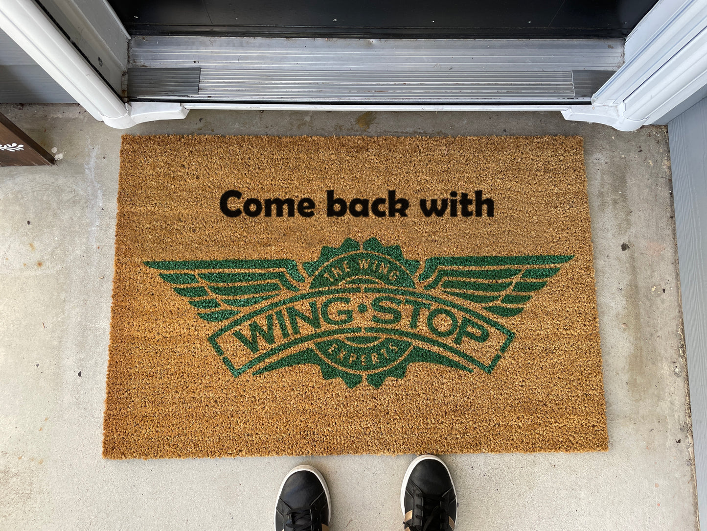 Wingstop Door mat | Welcome Mat | Home the Wings Built image 8