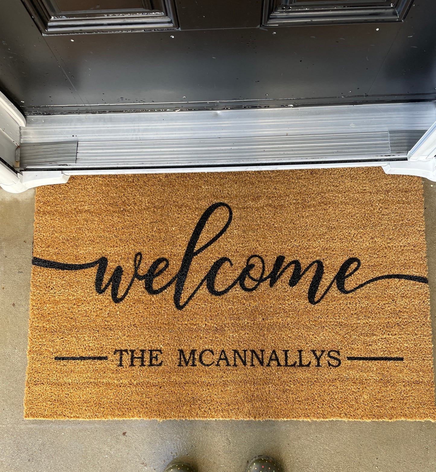 PERSONALIZED Large Family Door mat | Outdoor Home Decor | Family Door mat image 10
