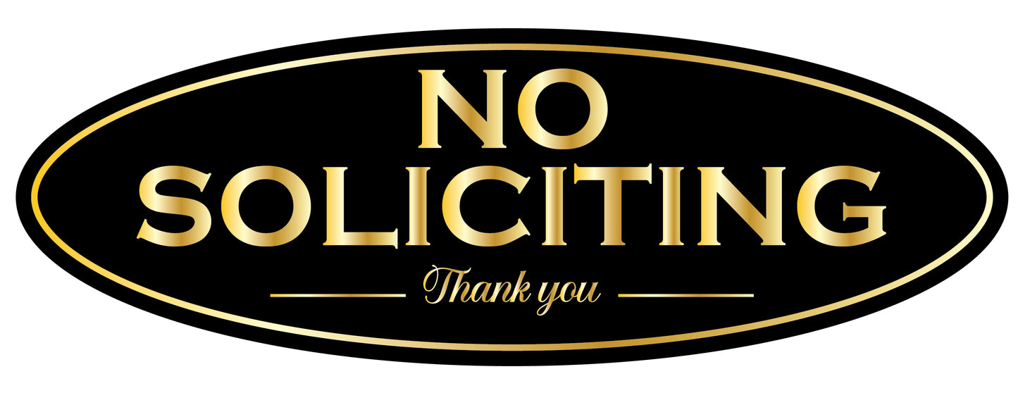 No Soliciting (Magnet or Decal) No Soliciting Decal, Waterproof Outdoor image 12