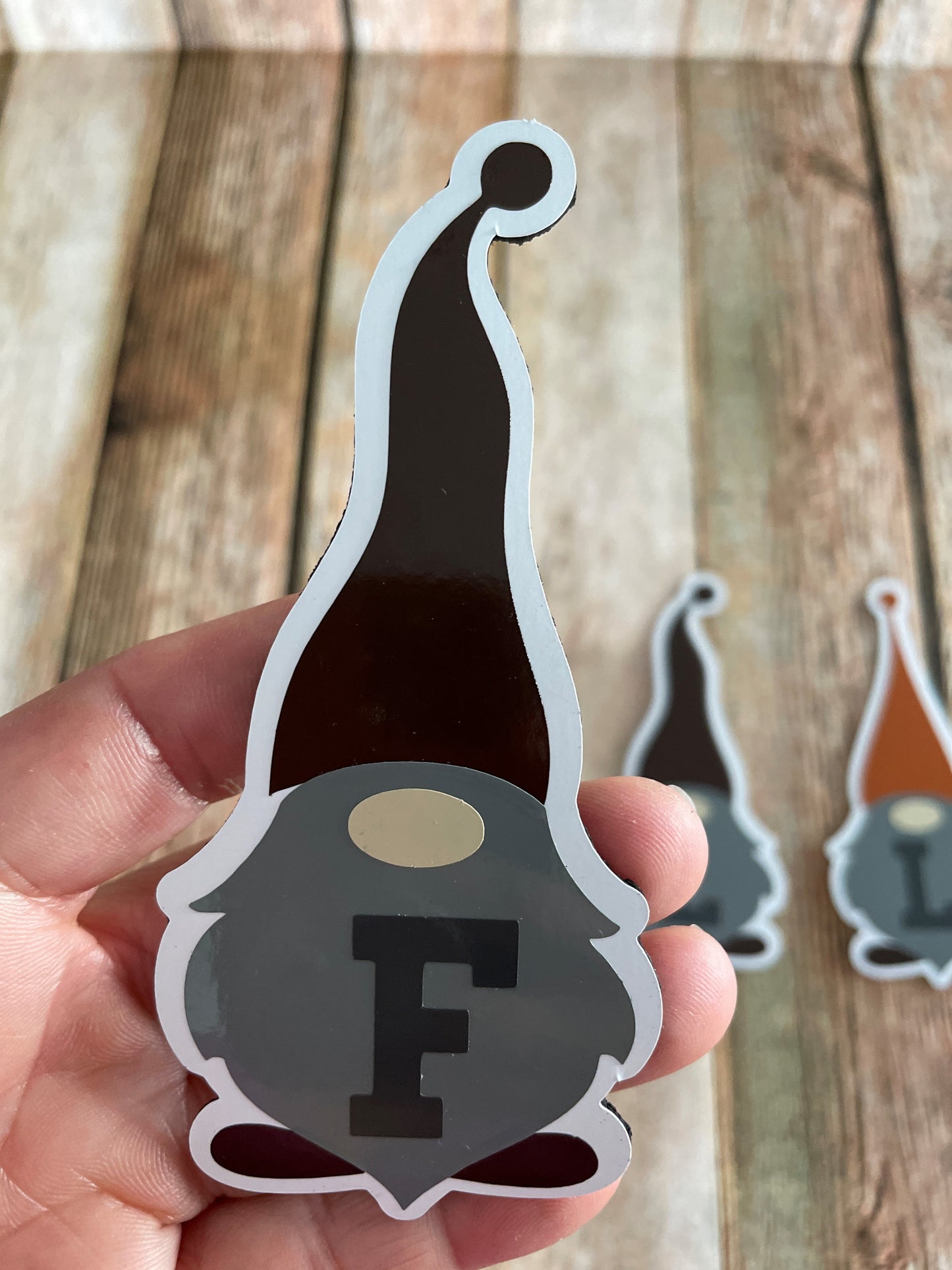 Gnomes Fall Word Magnets Set of 4 | Fall Decorations | Fall Magnets image 1