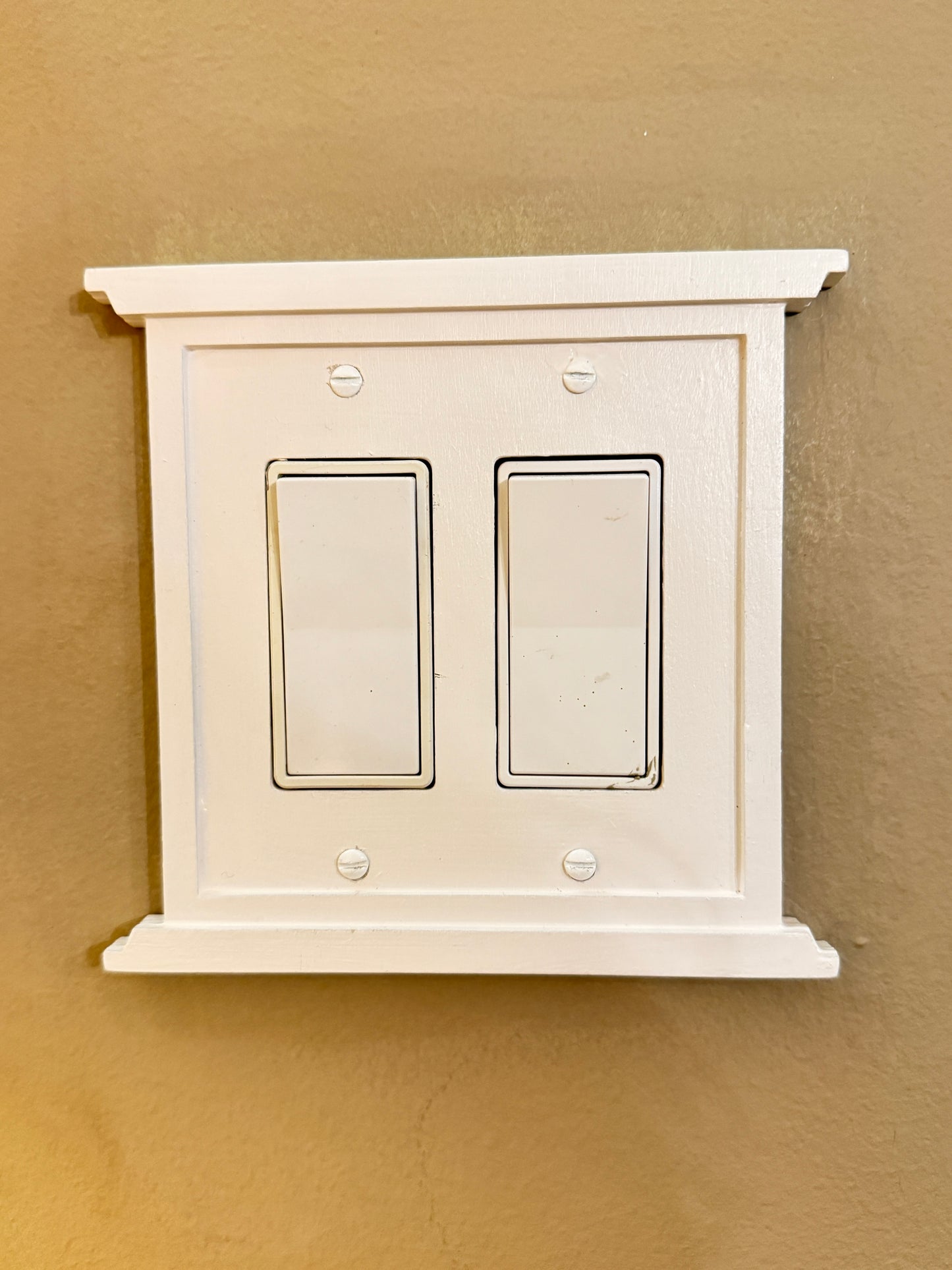 Handcrafted Craftsman Style Wood Cover Plate for Light Switches, Outlet Covers image 12