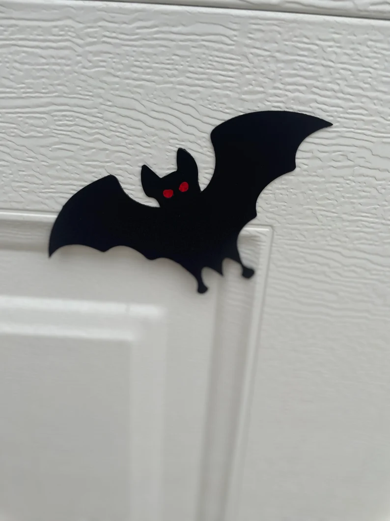 Bat Magnets set of (3) for Halloween image 0