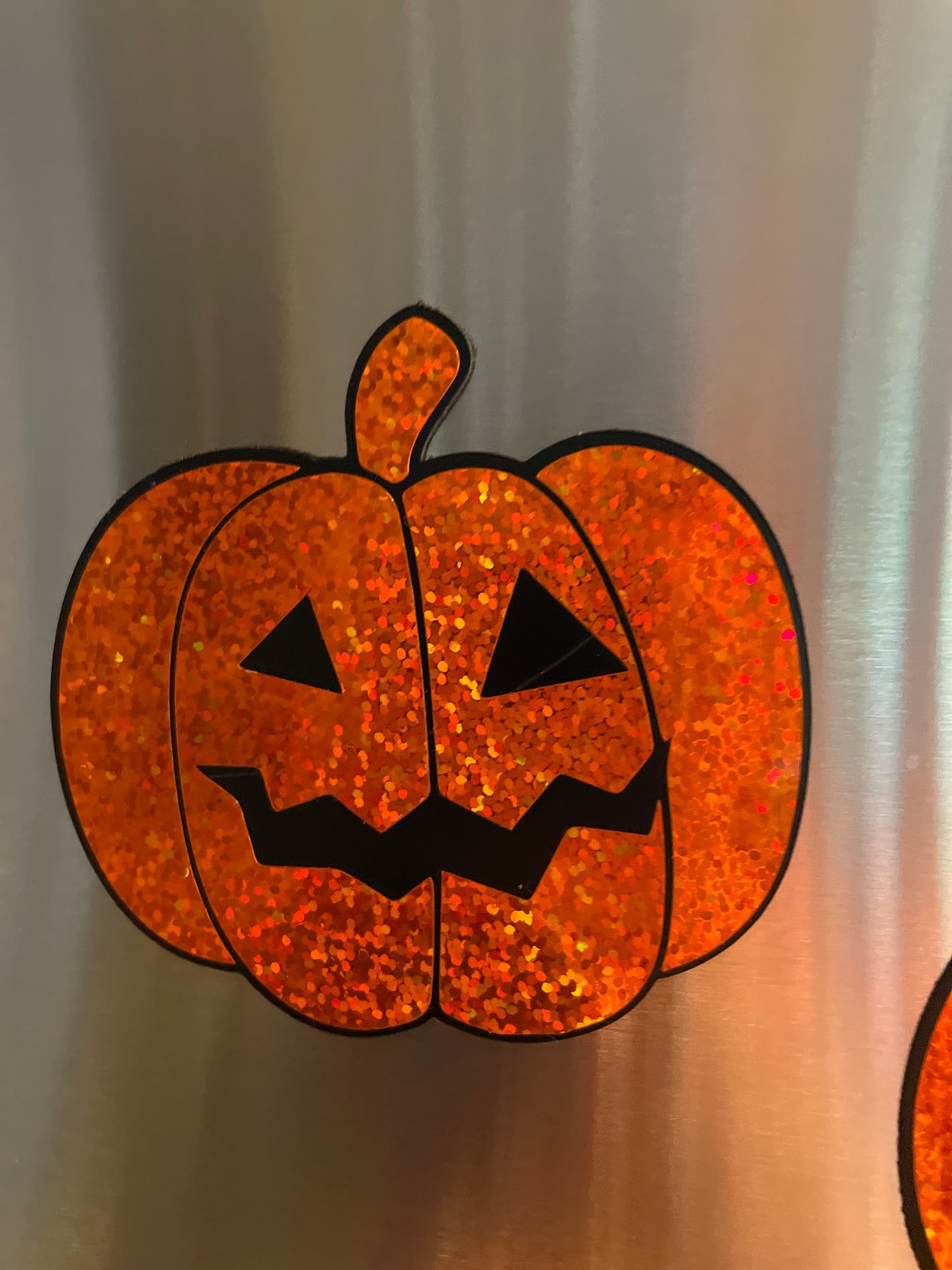 Halloween Fridge Magnets / Sparkle Pumpkin / Haunted House Sparkle image 5