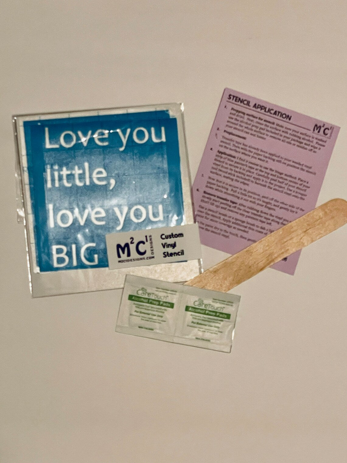 Custom stencil (1x Use) with your design, image, text, or logo. image 1