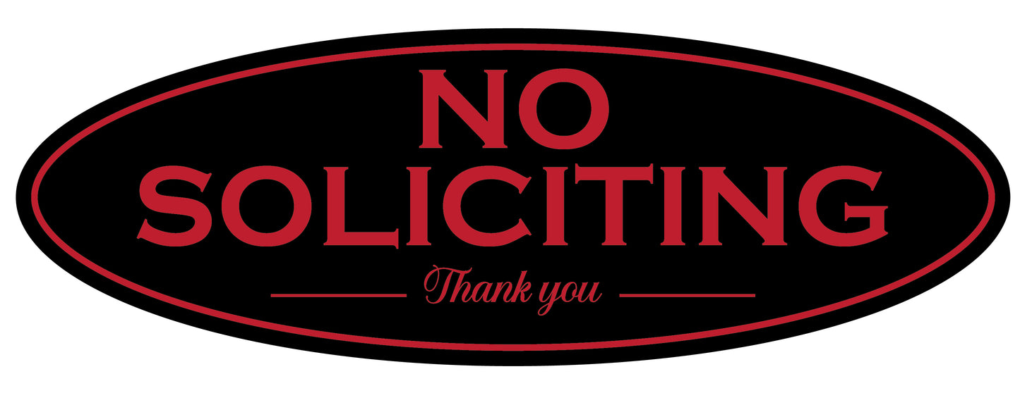 No Soliciting (Magnet or Decal) No Soliciting Decal, Waterproof Outdoor image 7