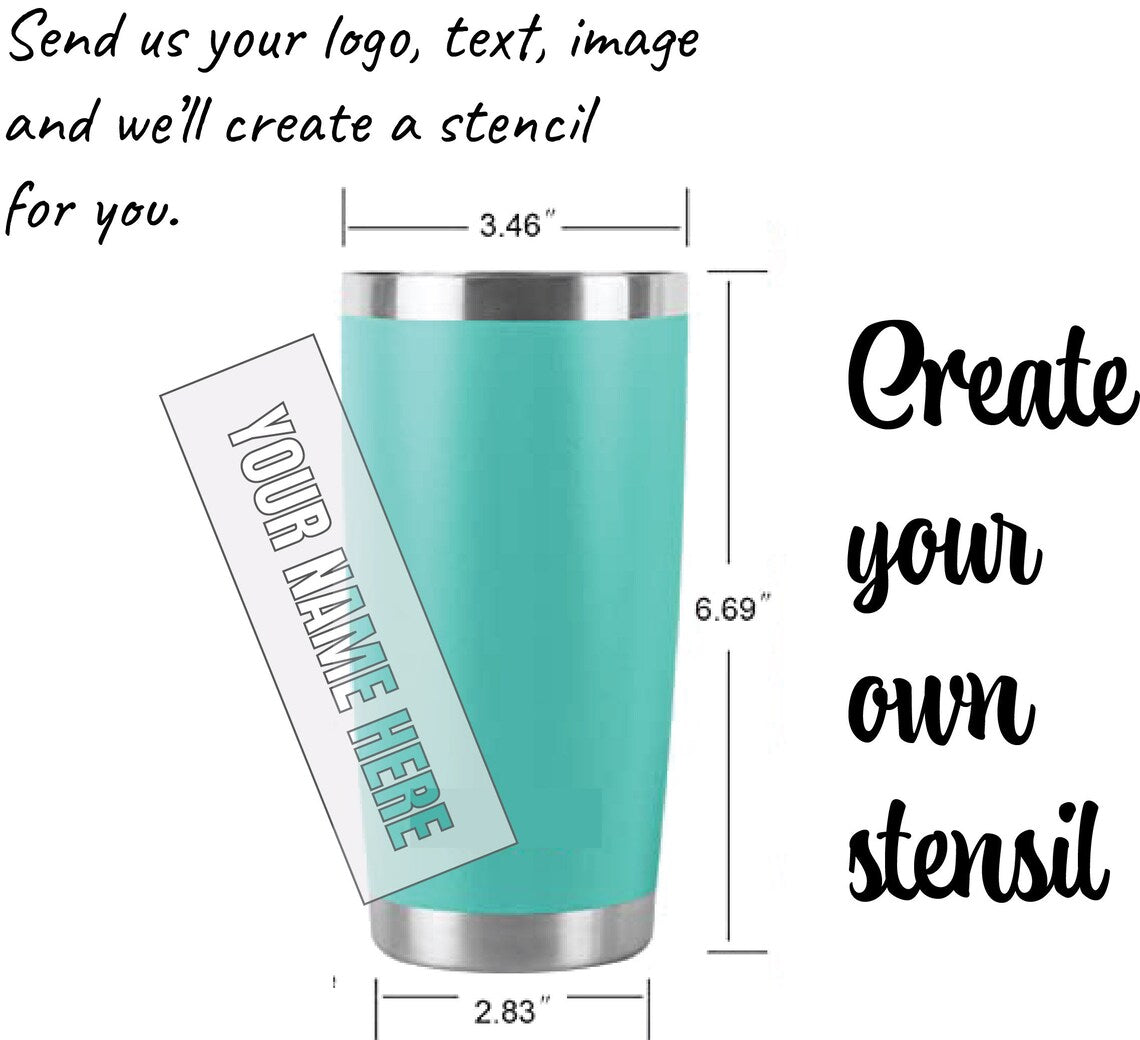 Custom stencil (1x Use) with your design, image, text, or logo. image 2