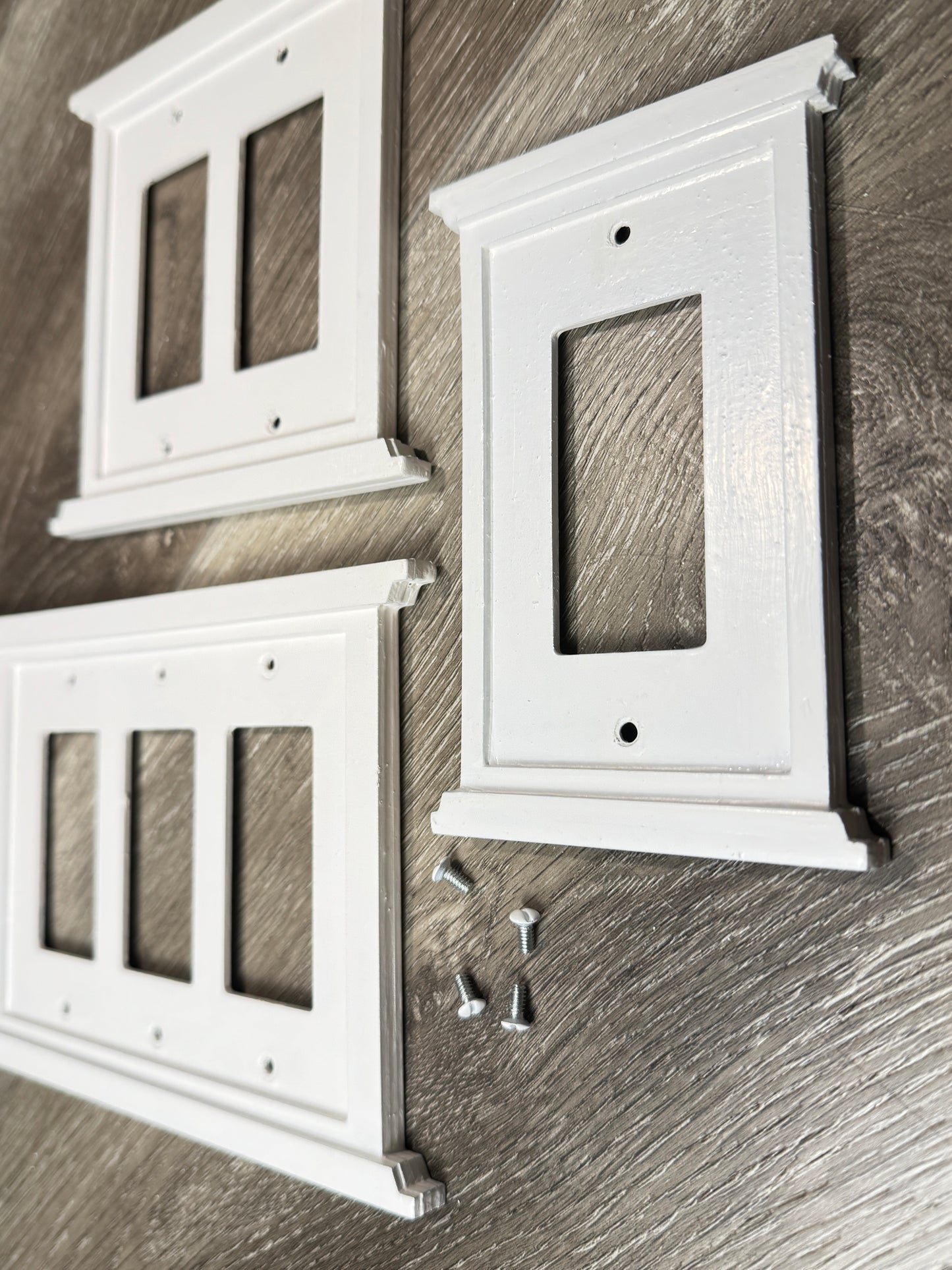 Handcrafted Craftsman Style Wood Cover Plate for Light Switches, Outlet Covers image 1
