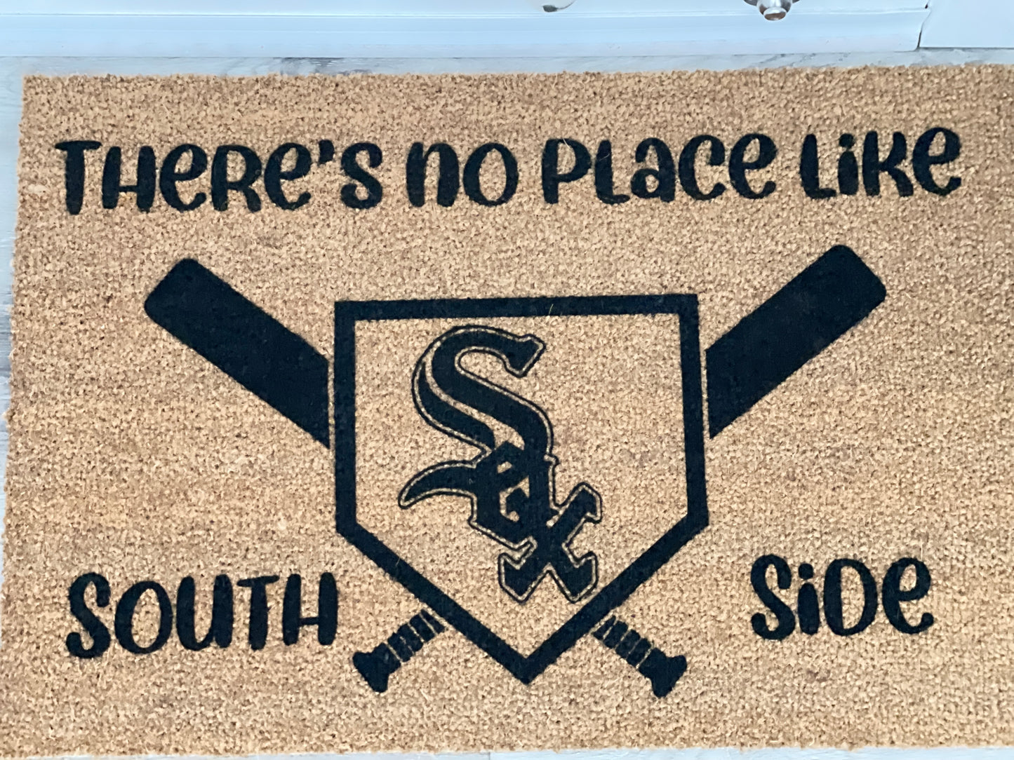 White Sox Door Mat | Chicago White Sox Welcome Mat | No place like South Side image 2
