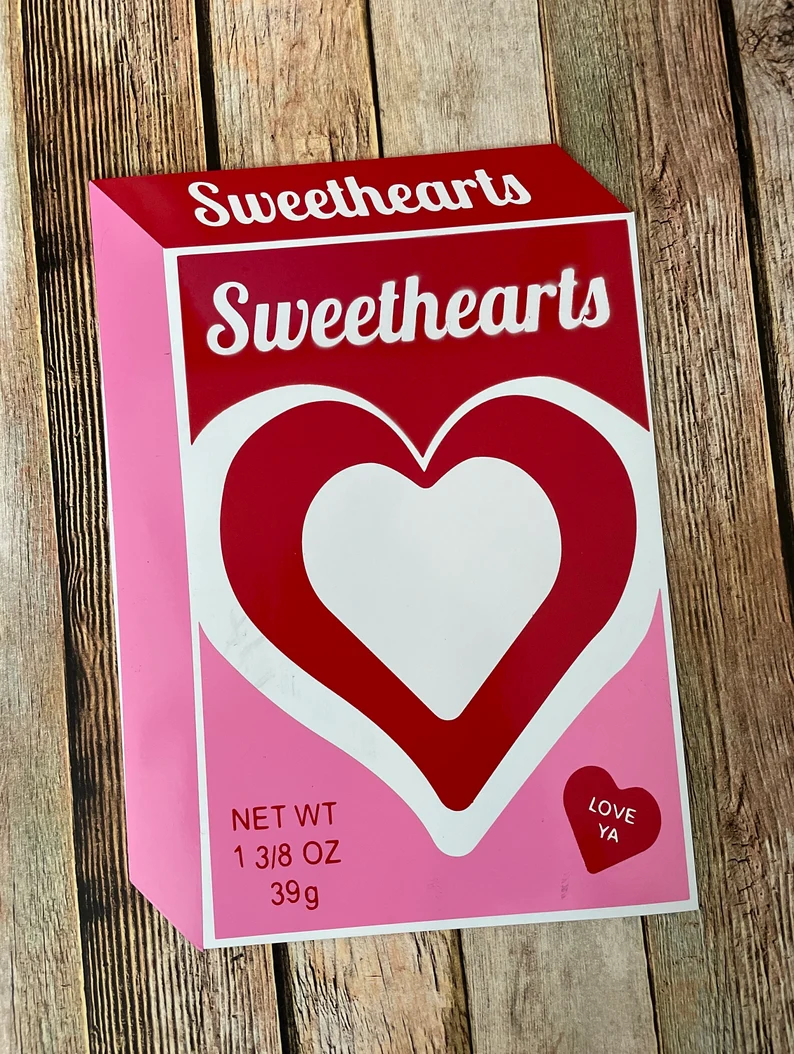 Jumbo Personalized Conversation Candy Heart Magnets image 3