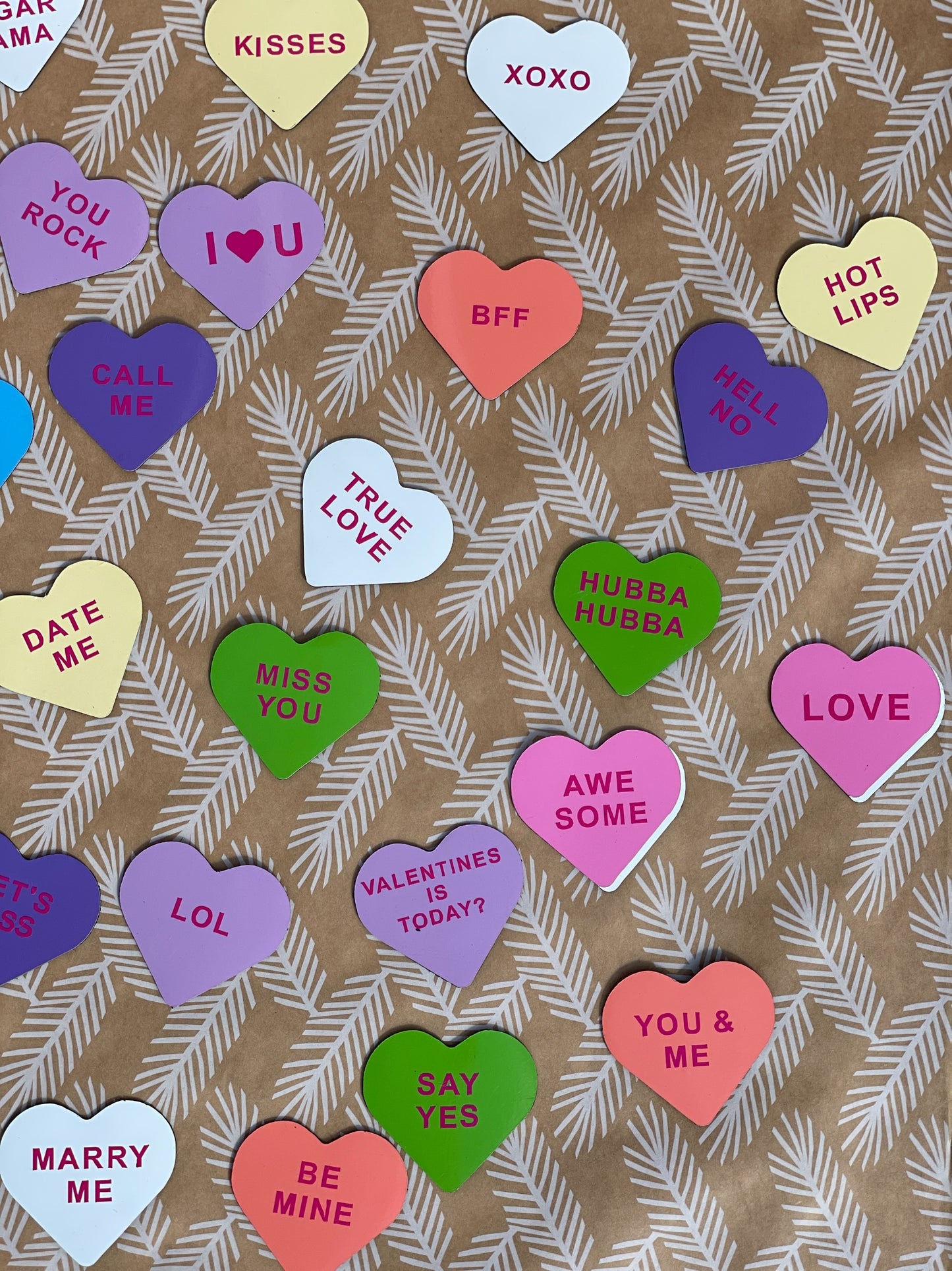 Personalized Fridge Magnets Conversation Candy Hearts | SweetHeart Magnets image 3
