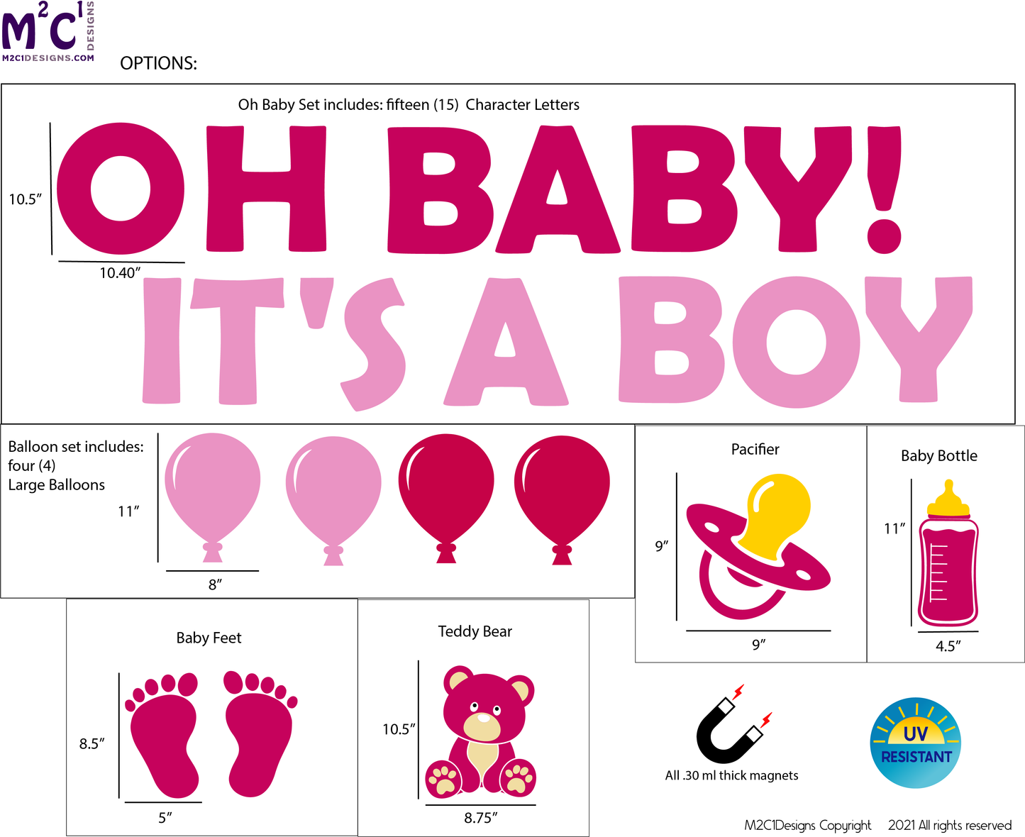Oh Baby! It's a Girl Sign image 1