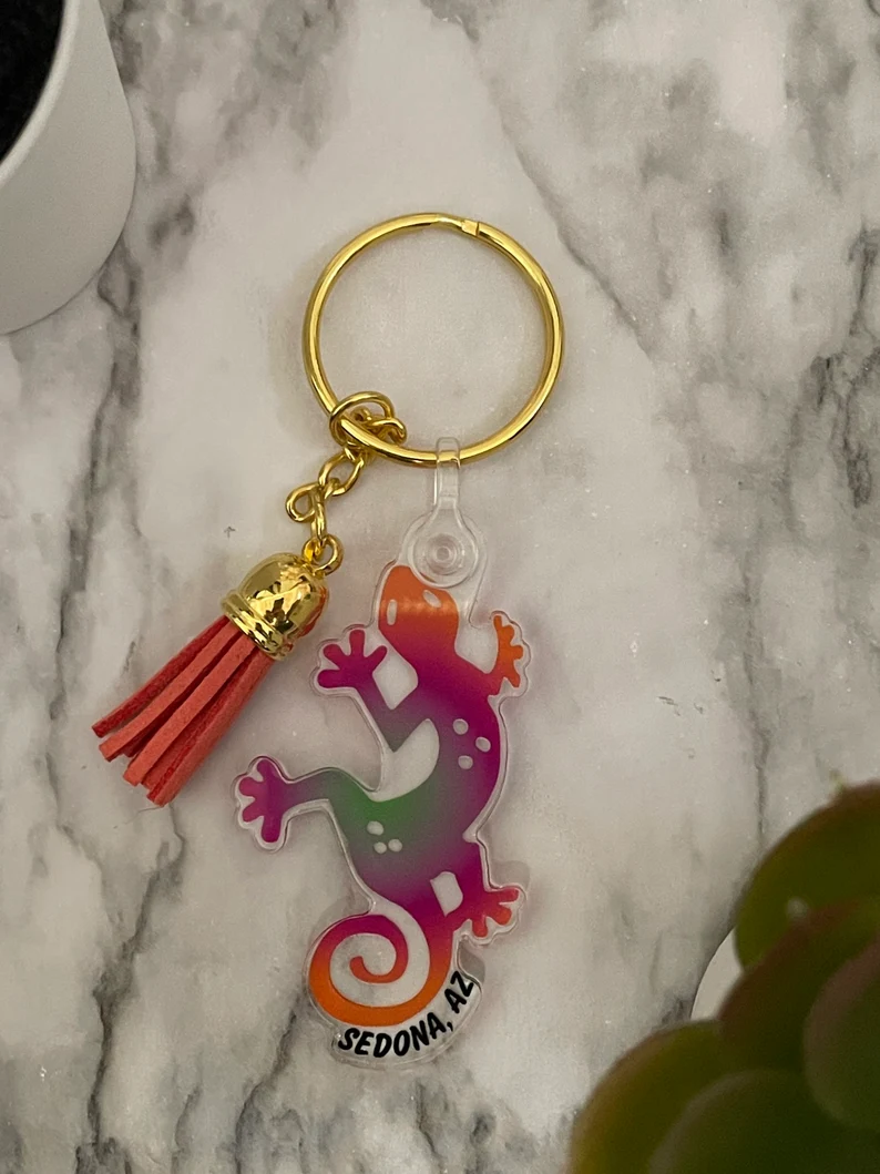 Gecko keychain image 1