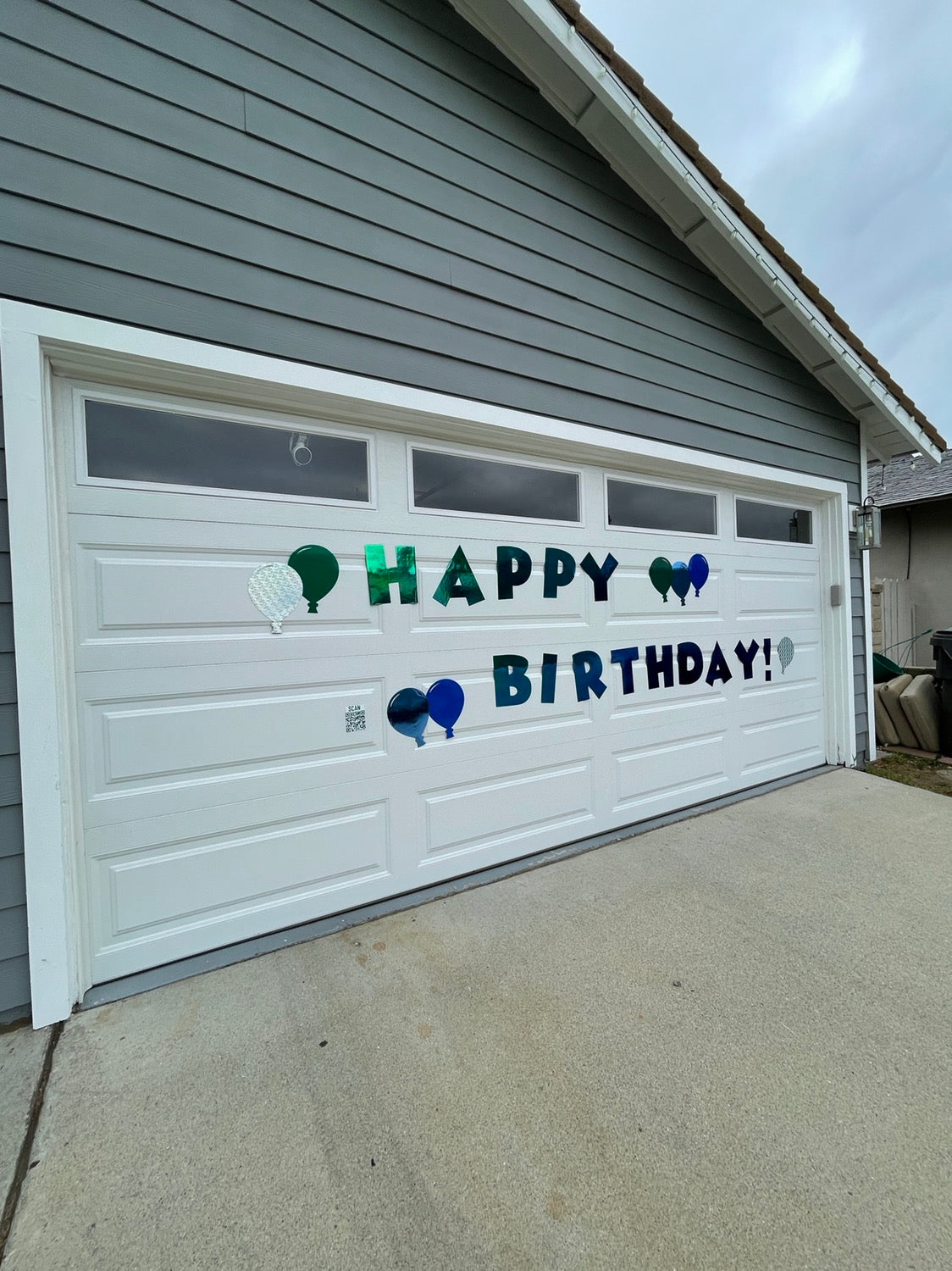 Happy Birthday Signs - garage door decor, party signs image 4