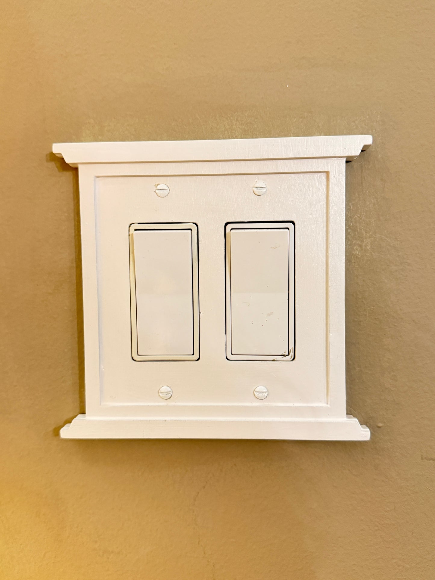 Handcrafted Craftsman Style Wood Cover Plate for Light Switches, Outlet Covers image 8