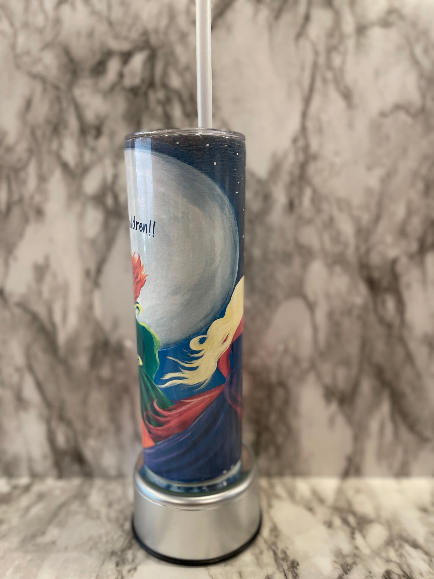 Hocus Pocus 20 oz tumbler | I smell children Tumbler image 4