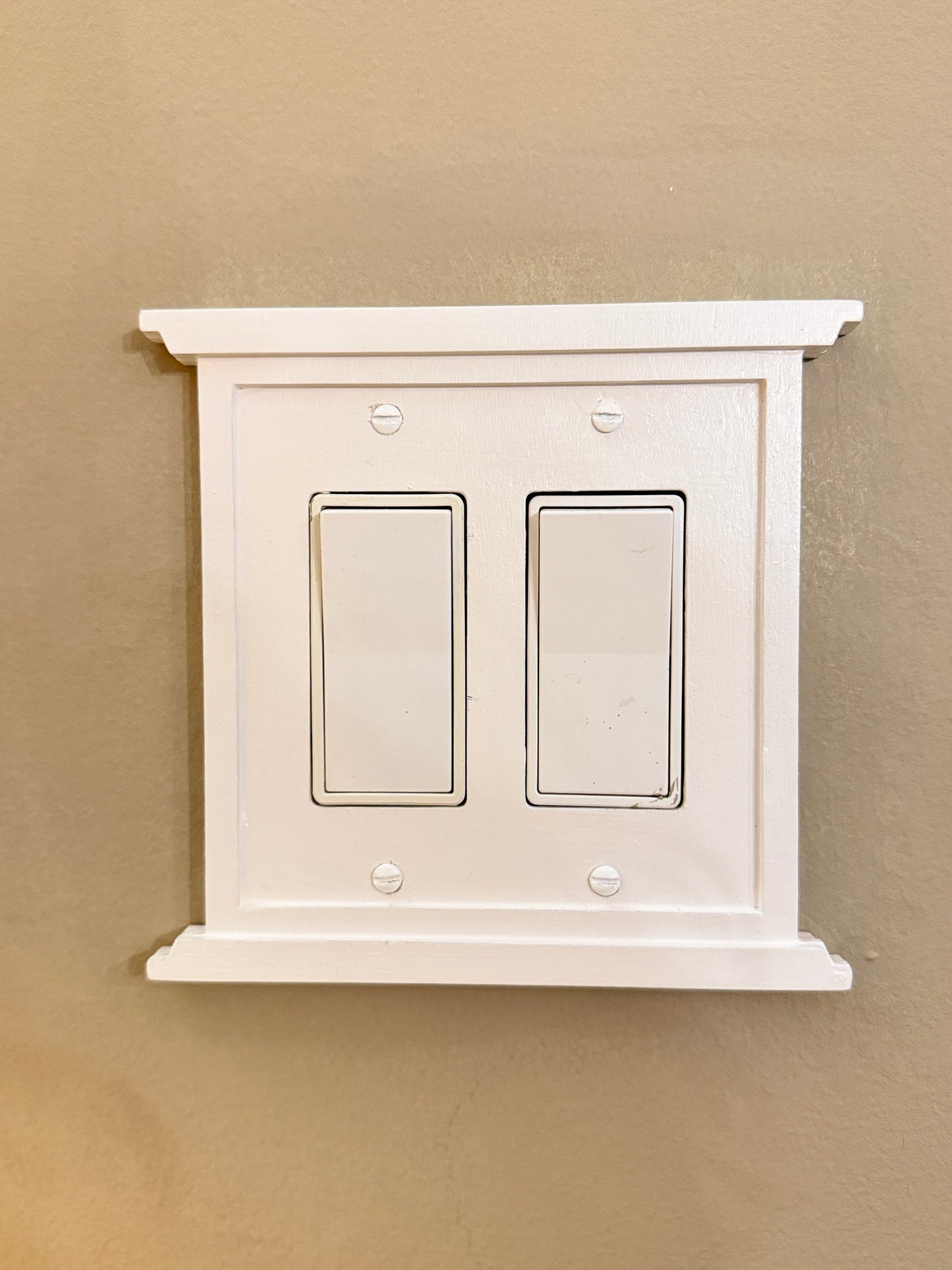 Handcrafted Craftsman Style Wood Cover Plate for Light Switches, Outlet Covers image 11