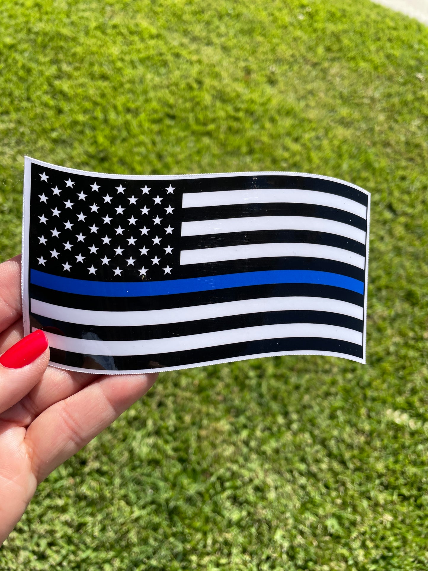 Blue Lives Matter magnets and decals, Back the blue, Peacemakers Magnets image 3