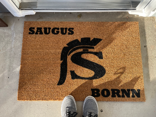 PERSONALIZED Saugus High School Door Mat | Welcome Mat image 2