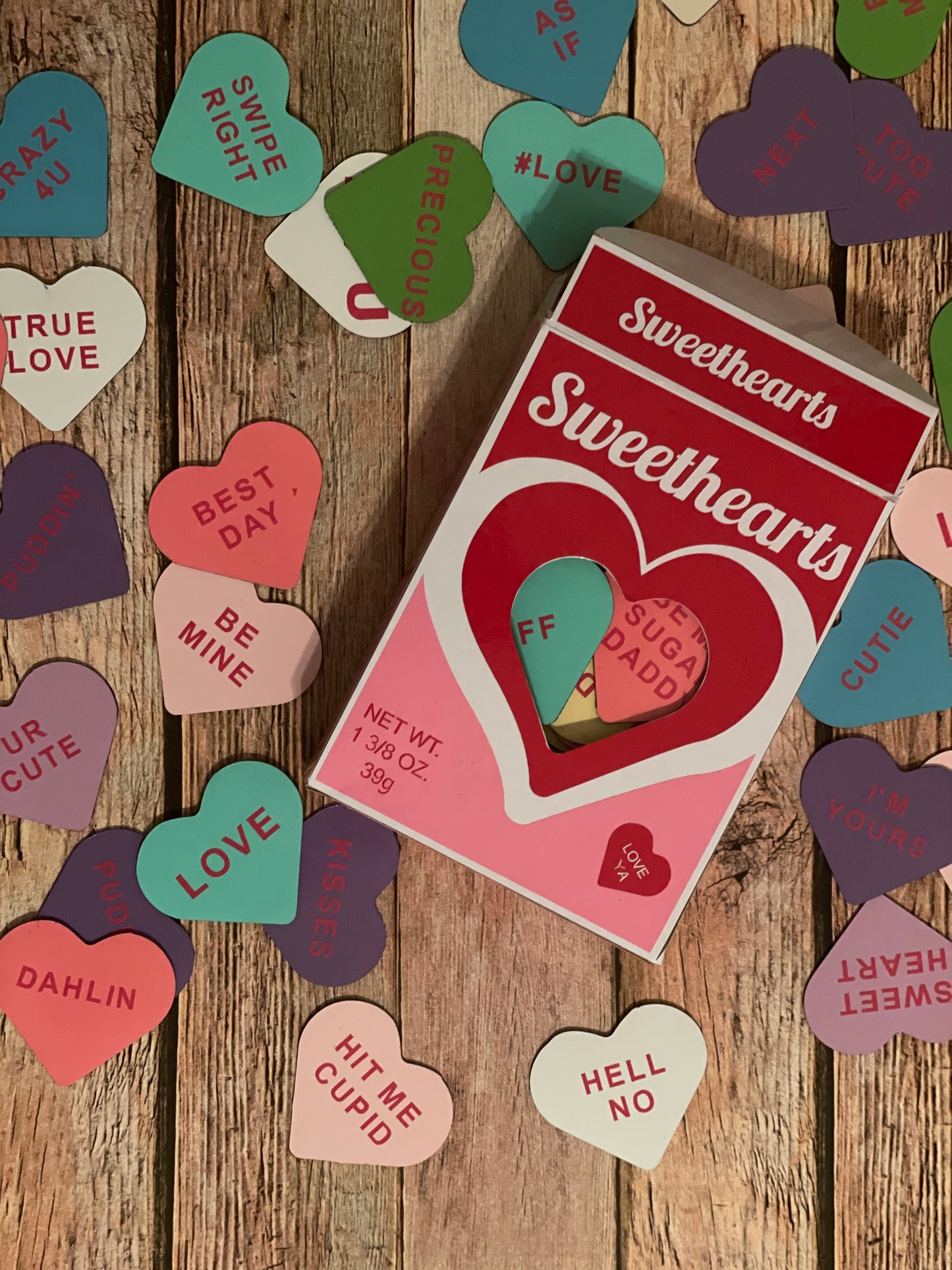 Personalized Fridge Magnets Conversation Candy Hearts | SweetHeart Magnets image 7