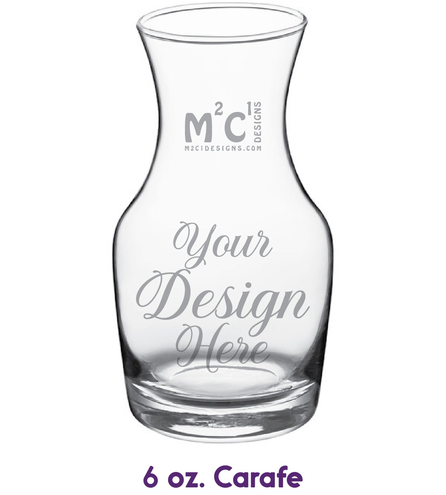 Carafe Glass Etching, Bulk Order Glass Etching, Personalized Glass image 1