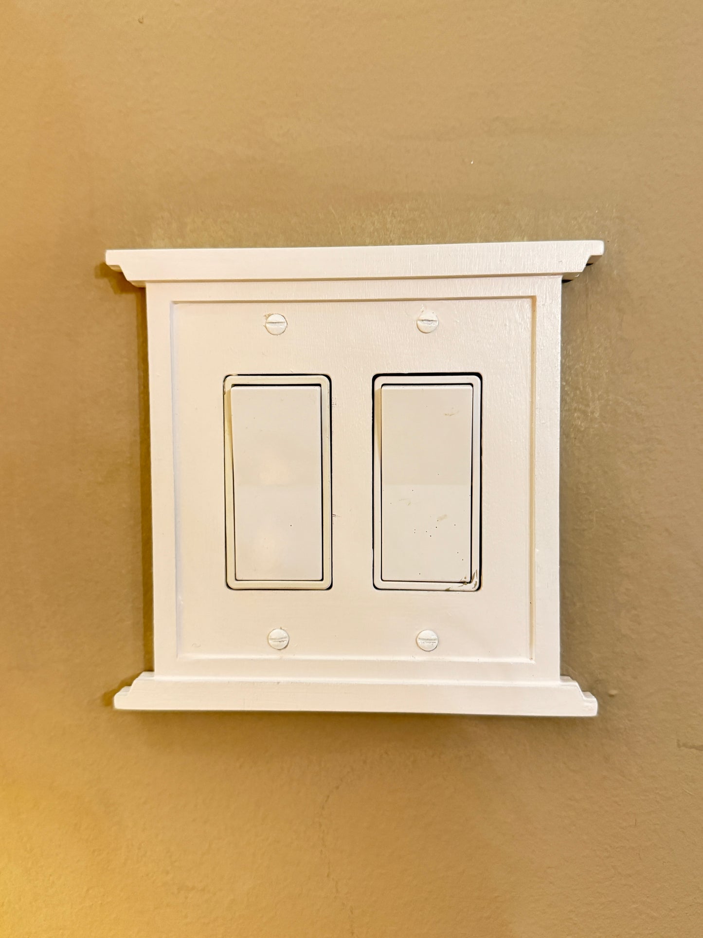 Handcrafted Craftsman Style Wood Cover Plate for Light Switches, Outlet Covers image 5