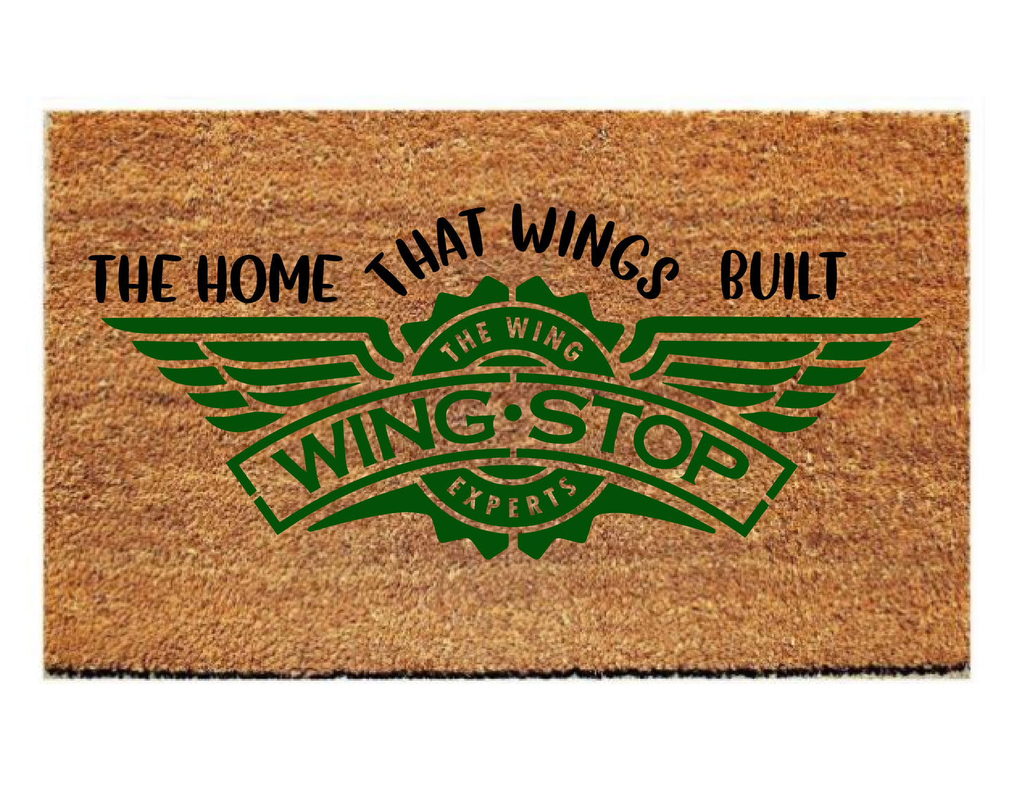 Wingstop Door mat | Welcome Mat | Home the Wings Built image 2
