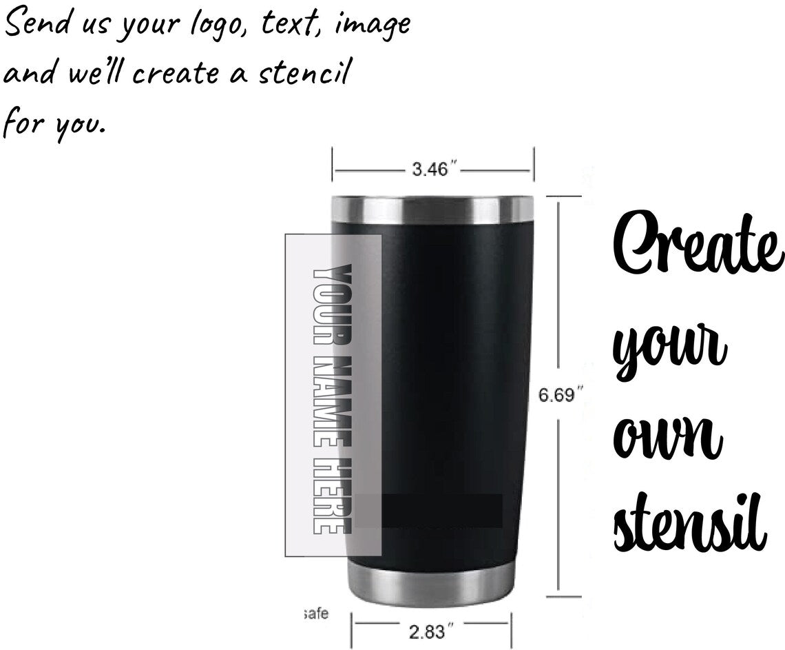 Custom stencil (1x Use) with your design, image, text, or logo. image 3