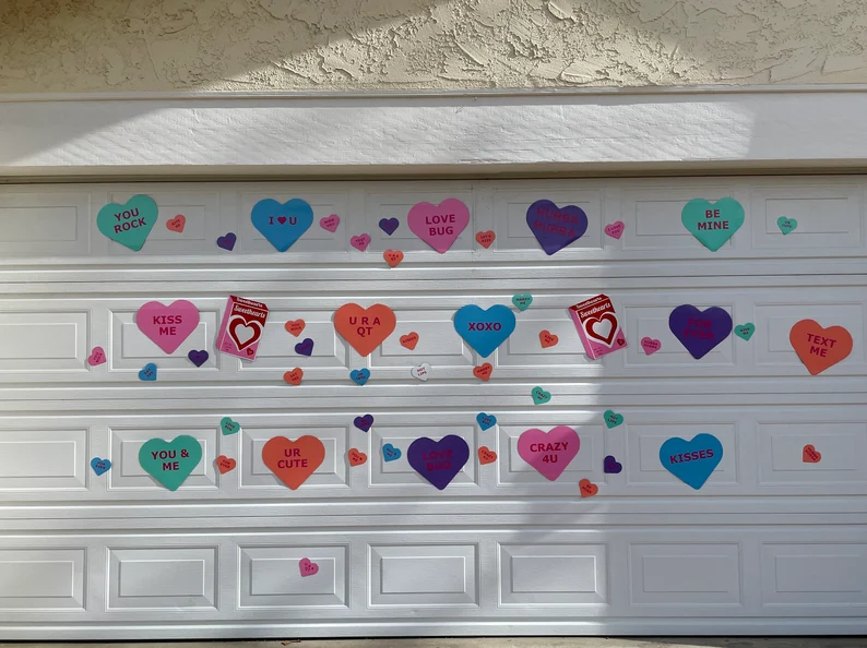 Jumbo Personalized Conversation Candy Heart Magnets image 6