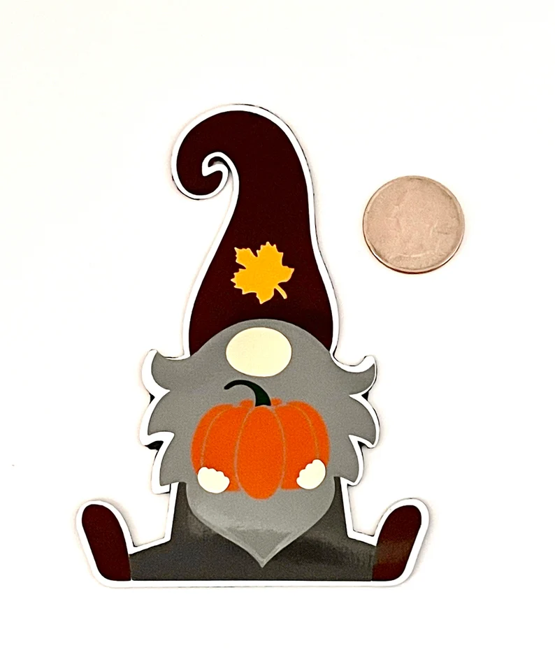 Gnome Decorations | Fall Magnet | Fall Magnet | Gnome Magnet image 3