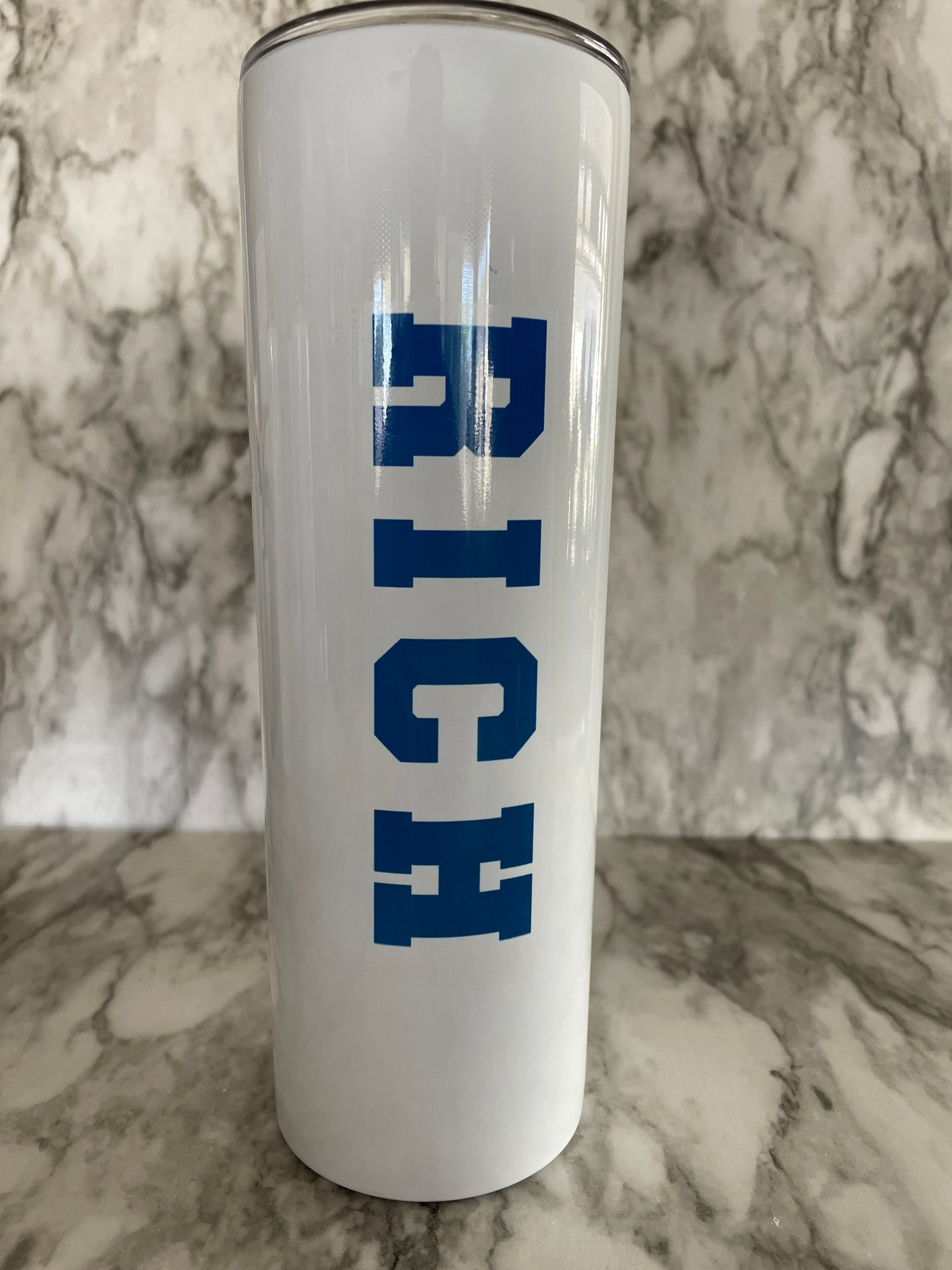 Personalized Los Angeles Dodgers Baseball 20 oz tumbler image 1