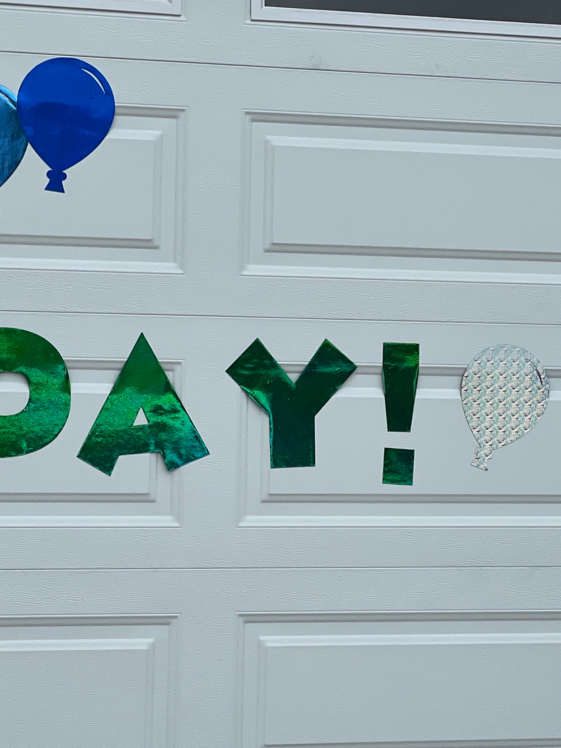 Happy Birthday Signs - garage door decor, party signs image 3