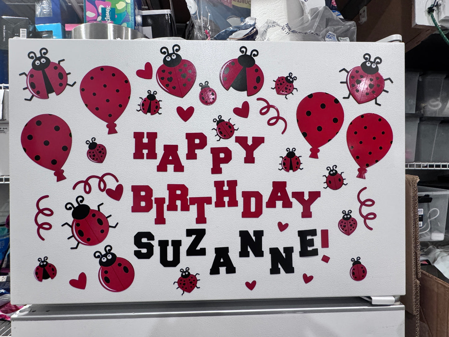 Personalized Ladybug Cruise Ship Door Magnet Set – Celebrate in Style! image 4