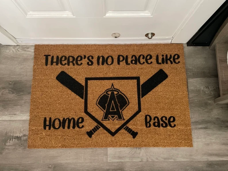 Los Angeles A N G E L S Door Mat | Angels of Anaheim Welcome Mat image 7