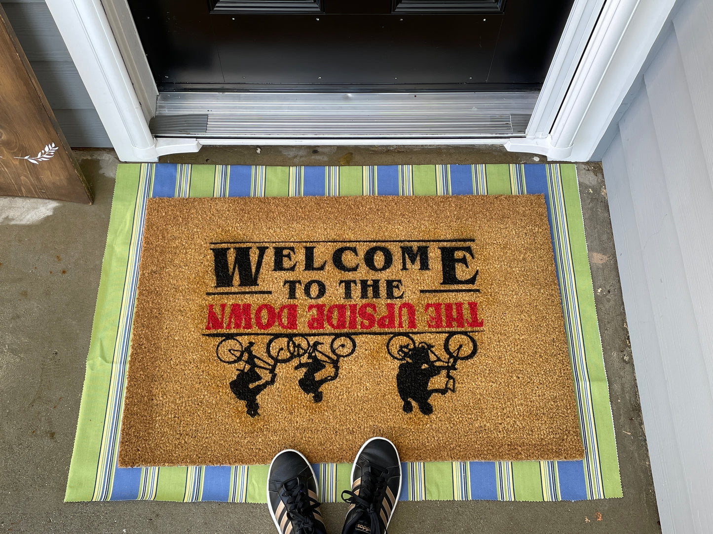 Stranger Things Welcome to the Upside Down Door Mat image 2