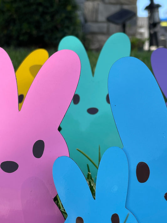 Easter Bunny Magnets | Peeps Magnets | Refrigerator Magnets | Pastel Peeps image 2