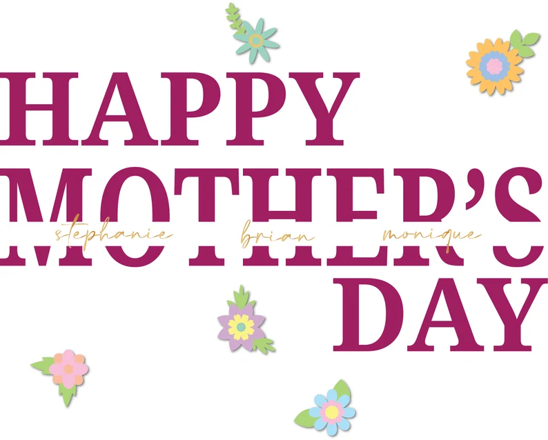Happy Mother's Day Outdoor Signs | Magnetic Signs | Mother's Day Decorations image 4