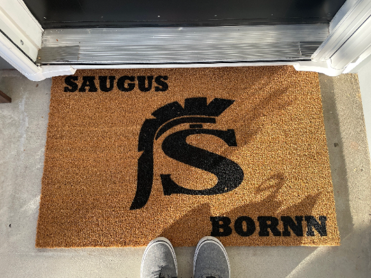 PERSONALIZED Saugus High School Door Mat | Welcome Mat image 1