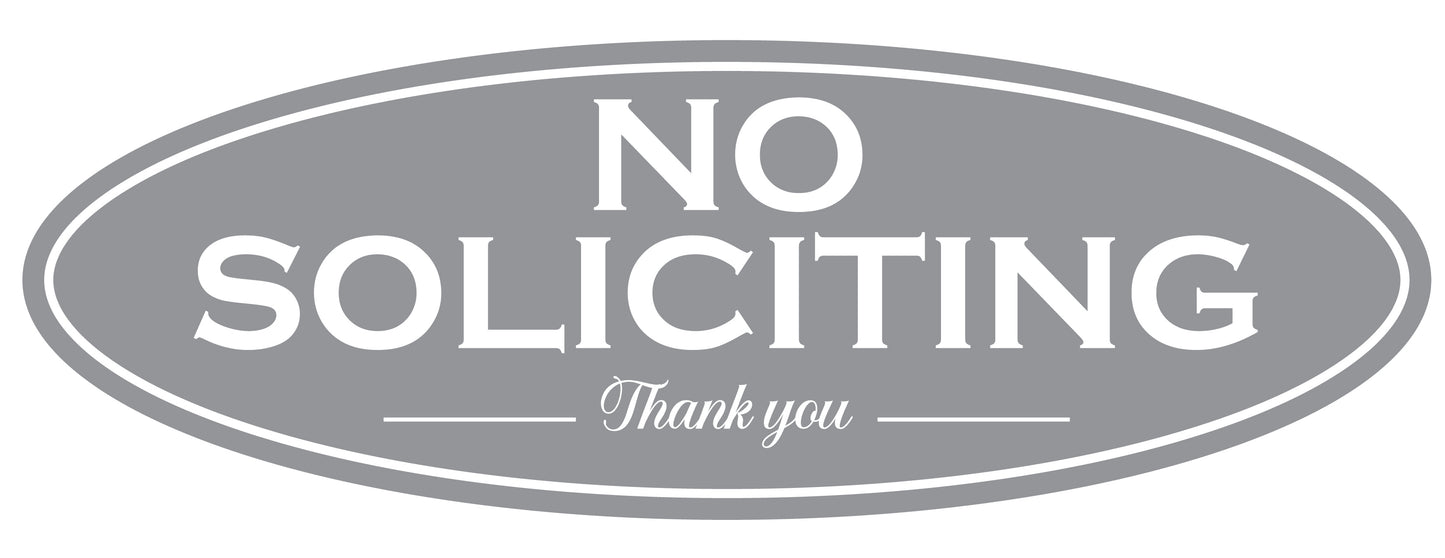 No Soliciting (Magnet or Decal) No Soliciting Decal, Waterproof Outdoor image 6