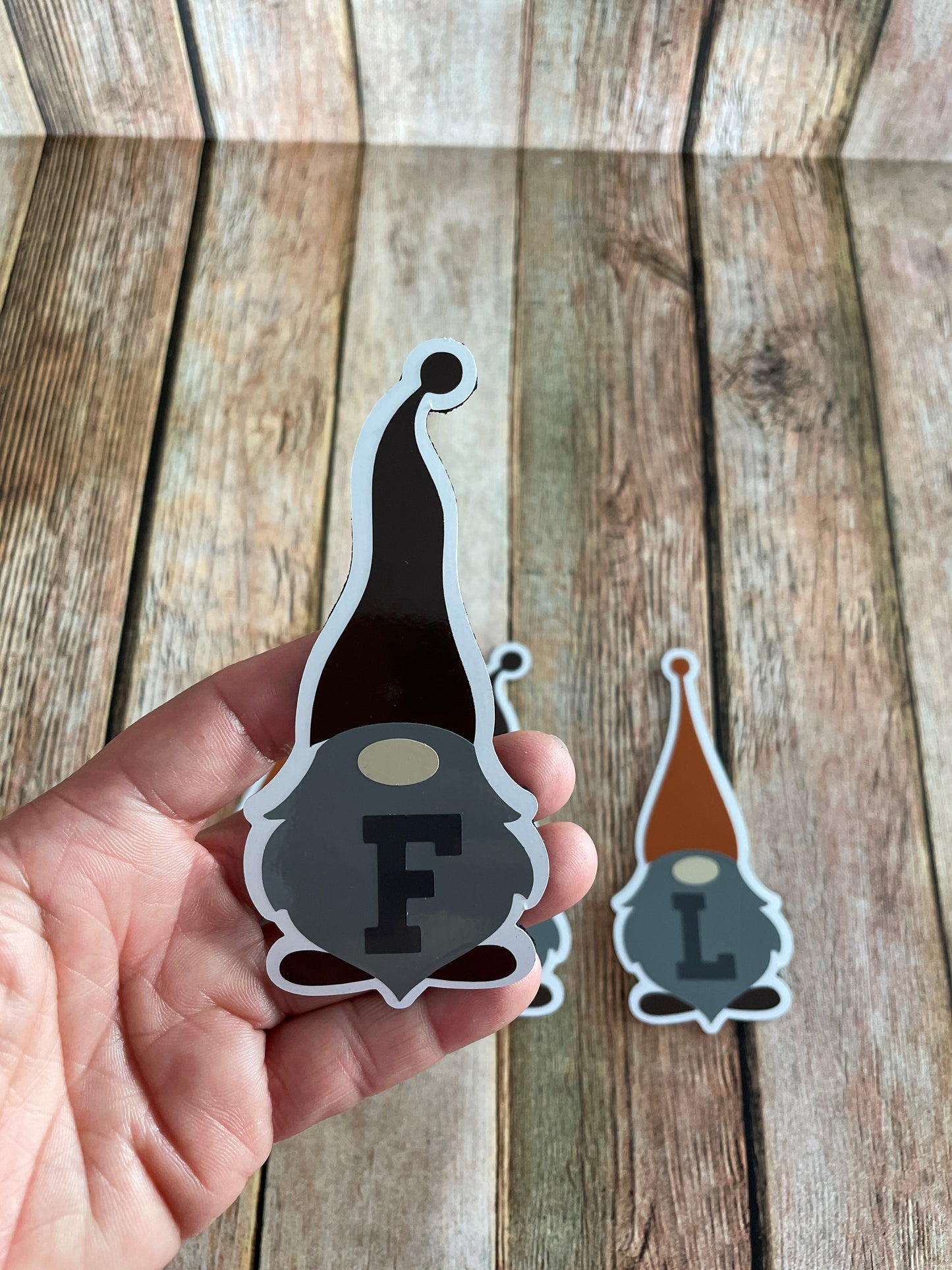 Gnomes Fall Word Magnets Set of 4 | Fall Decorations | Fall Magnets image 2