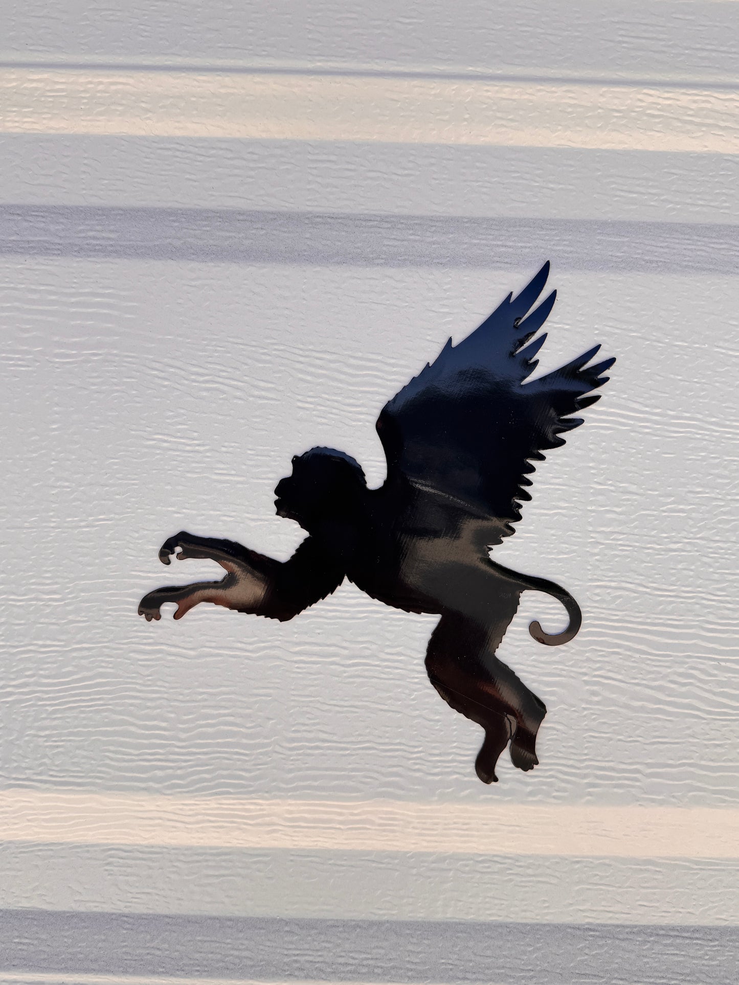 Halloween Flying Monkeys Garage Door Magnets: Flying Monkeys Beware Silhouette Set