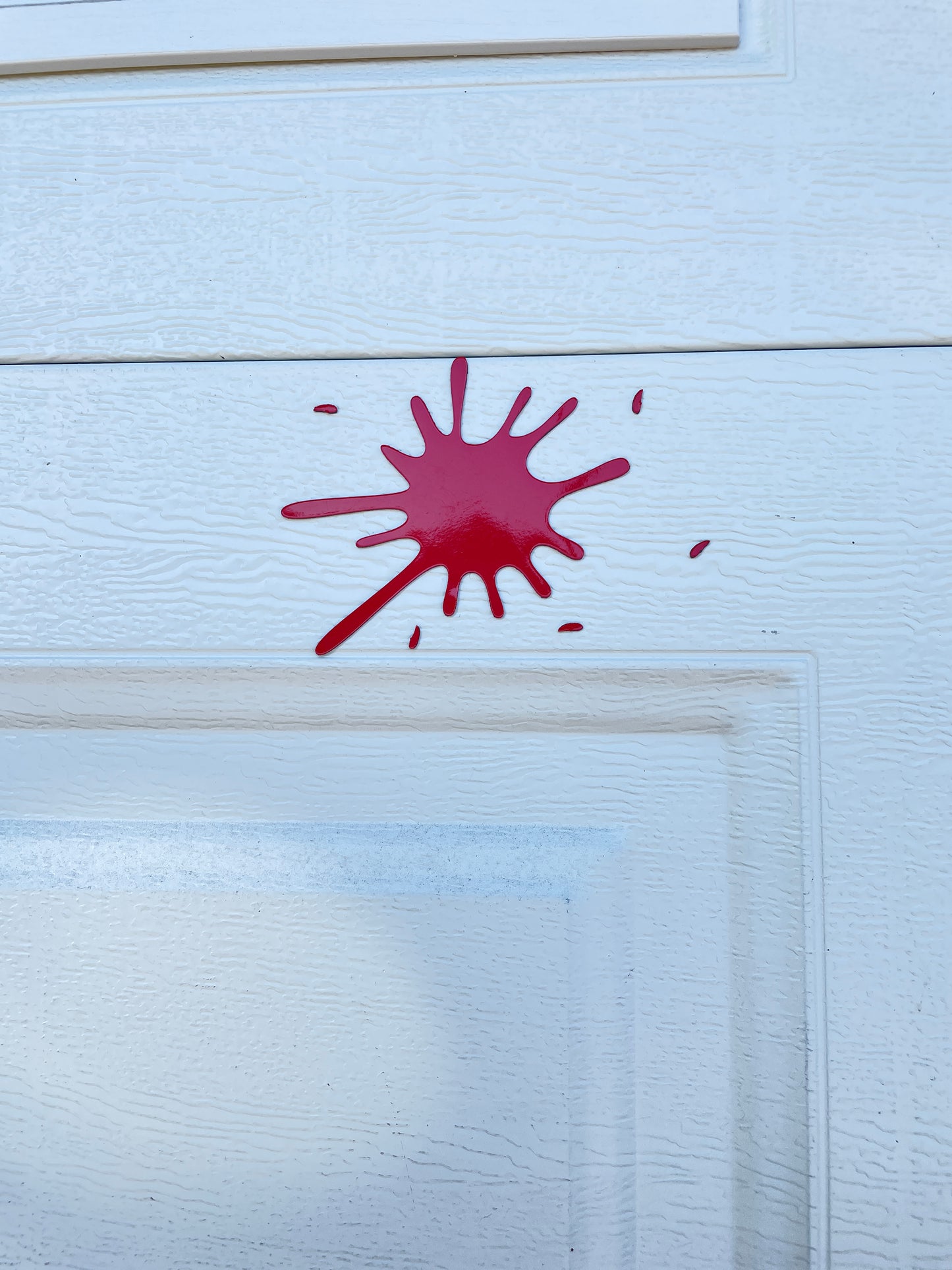 Bloody Happy Halloween Garage Door Magnets, Reusable decorations, Halloween deco